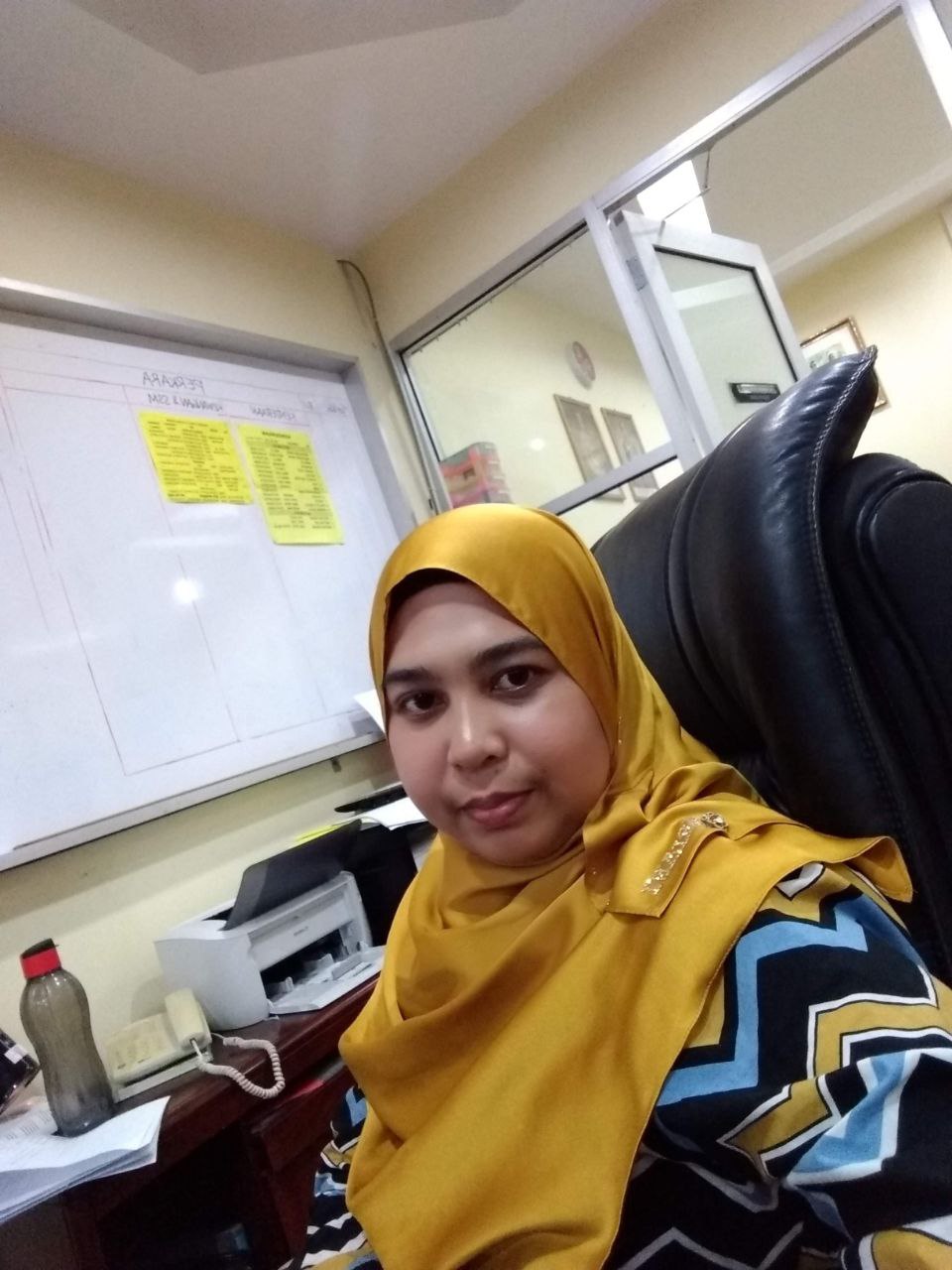 Gambar sebelum Coach Safura, berat 80 kg